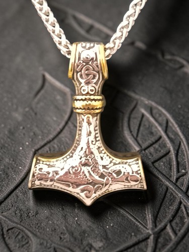 Halskette mit hammer von - hammer, thor