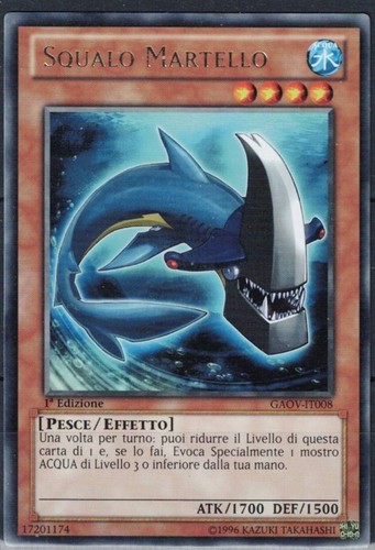 Gaov karte hammerhai - yu-gi-ho,
